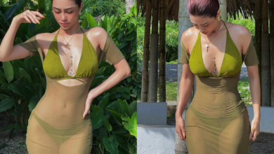 Photo of 2 mỹ nhân Quảng Ninh, Gia Lai mặc váy mỏng xuyên thấu lộ hình xăm ở vị trí “ấy”