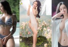 Photo of “Hot girl thang máy”, người đẹp siêu vòng 3 tự tin diện trang phục gợi cảm